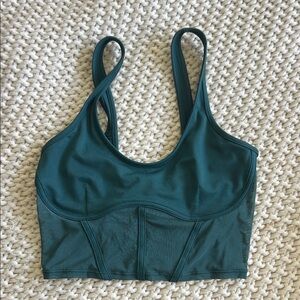 Alo Airbush Mesh Corset Tank